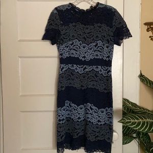 Blue ombré dress